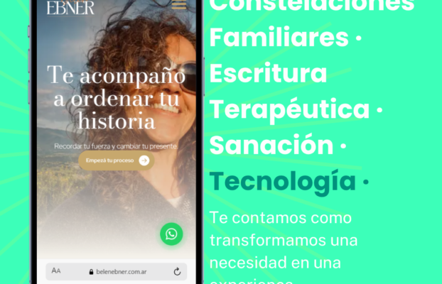Desarrollo web para Belén Ebner: sitio de alto rendimiento con Astro y WordPress Headless en Córdoba